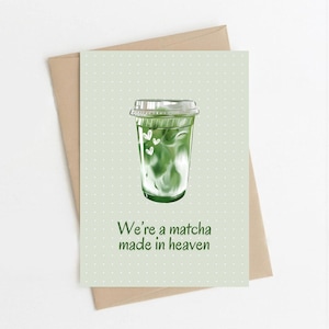 Matcha freddo - Biglietto di auguri di compleanno - Umorismo da ragazza del caffè