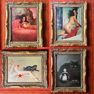 Vintage Ornate Gold Frame and 8x10 Print Choice