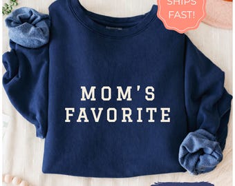 Mom's Favorite Shirt, Funny Gift for Best Daughter, Cute Daughter Shirt for Birthday, Daughter Sweatshirt, Vintage Comfort Colors Tee