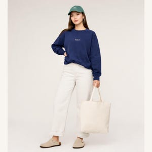 Paris Sweatshirt Comfort Colors Gift for Her, France Sweater, Minimal Aesthetic Travel Top, Vacation Top, City Crewneck Shirt, Souvenir Tee image 5