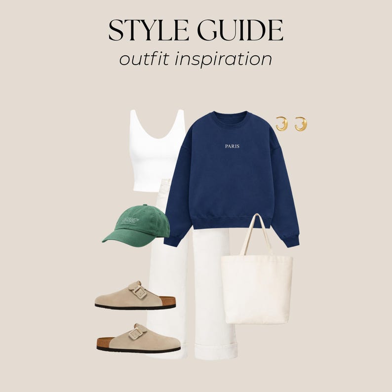 Paris Sweatshirt Comfort Colors Gift for Her, France Sweater, Minimal Aesthetic Travel Top, Vacation Top, City Crewneck Shirt, Souvenir Tee image 6