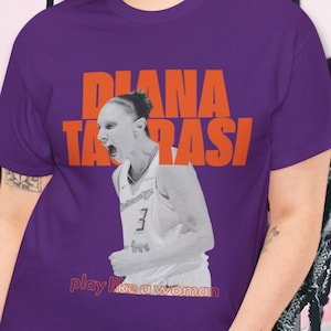 Diana Taurasi Tee, Phoenix Mercury Shirt, Play Like A Woman Tee, WNBA Graphic Shirt, Basketball Fan Gift