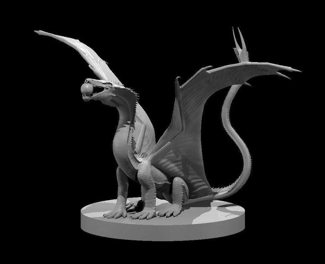 Green Dragon Wyrmling | Monster Manual 2025 | Mz4250 | 8k Resin Printed ...