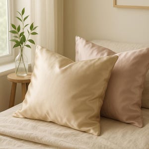 Luxury 19 MOMME 100% Mulberry Silk Pillowcase – Soft Silk Pillow Case for Hair & Skin, Sleeping Beauty Pillow Cover