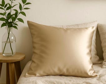 Luxury 22 MOMME 100% Mulberry Silk Pillowcase – Soft Silk Pillow Case for Hair & Skin, Sleeping Beauty Pillow Cover