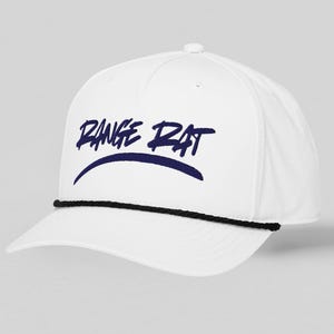Range Rat Golf Rope Hat: Embroidered Golfing Cap