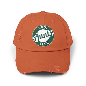 Auntie Gift Distressed Vintage Style Baseball Cap, Cool Aunts Club Dad Hat for New Aunt, Casual Fashion Accessory, Baby Shower Birthday Gift