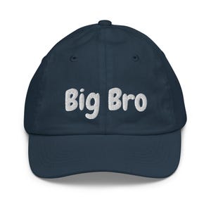 Big Bro Kids Hat – Cute Big Brother Gift, Adjustable Kids Cap for Boys, Toddler & Youth Brother Hat