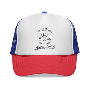 Par Then Bar Ladies Golf Hats, Trucker Hat, Golfing Hat, Women&#39;s Golfer Fashion,  Ladies Golf Gift, Womens Visor