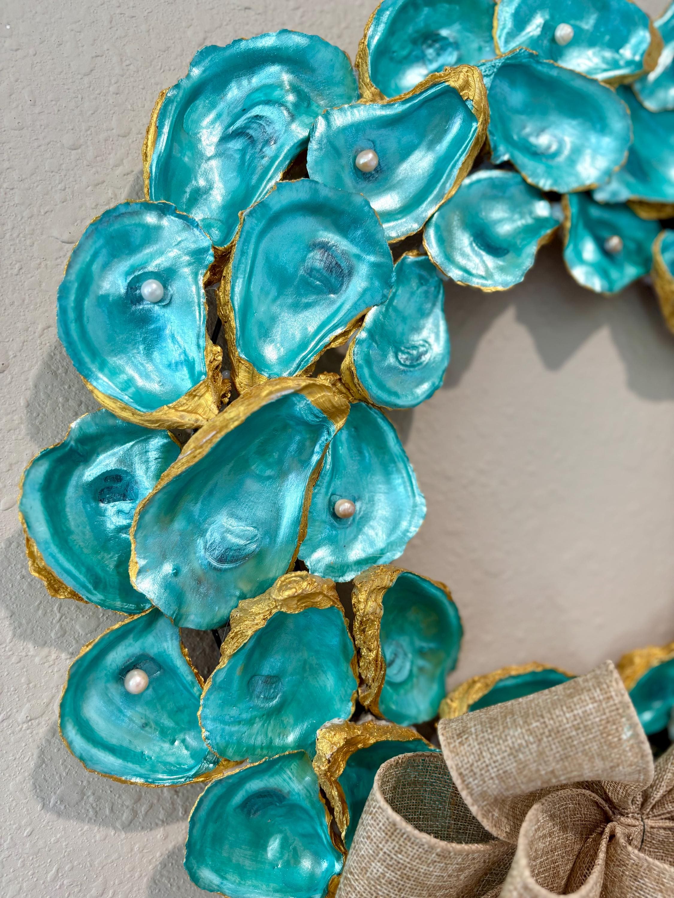 Oyster Shell Wreath - Etsy
