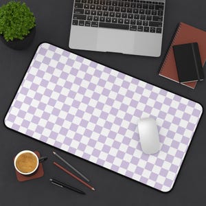 Purple Desk Mat Purple Gaming Mat Pastel Mouse Pad Colorful Home Office Decor Cute Desk Accessory Aesthetic XL Keyboard Mat PC Laptop PC