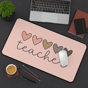 Teacher Desk Mat Teacher Gaming Mat Teacher Mouse Pad Teacher Appreciation Gift For Teacher From Student For Classroom Decor Desktok Desk PC
