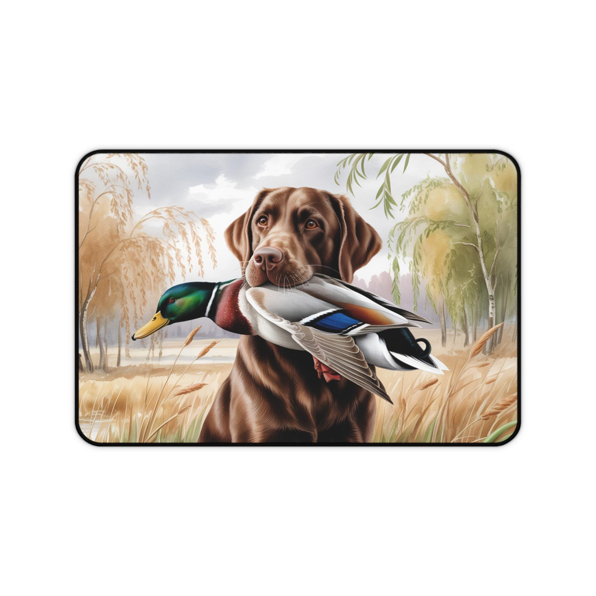 Hunting Dog Desk Mat Labrador Retriever Gaming Mat Cool Mouse Pad ...