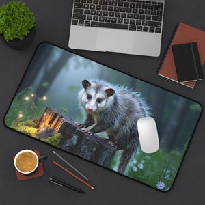 Possum Desk Mat Opossum Possum Mouse pad XXL Gift For Possum Lover  Desk Top Accessory Gaming Deskmat Mousepad Keyboard Mat XL Mouse Pad