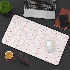 Lehrer-Gaming-Matte schicke Blumen Schreibtischmatte Lehrer-Geschenk für Lehrer Mausunterlage Spaß bunter Schüler schicke Schreibtischmatte kokette hübsche Tastatur-Matte