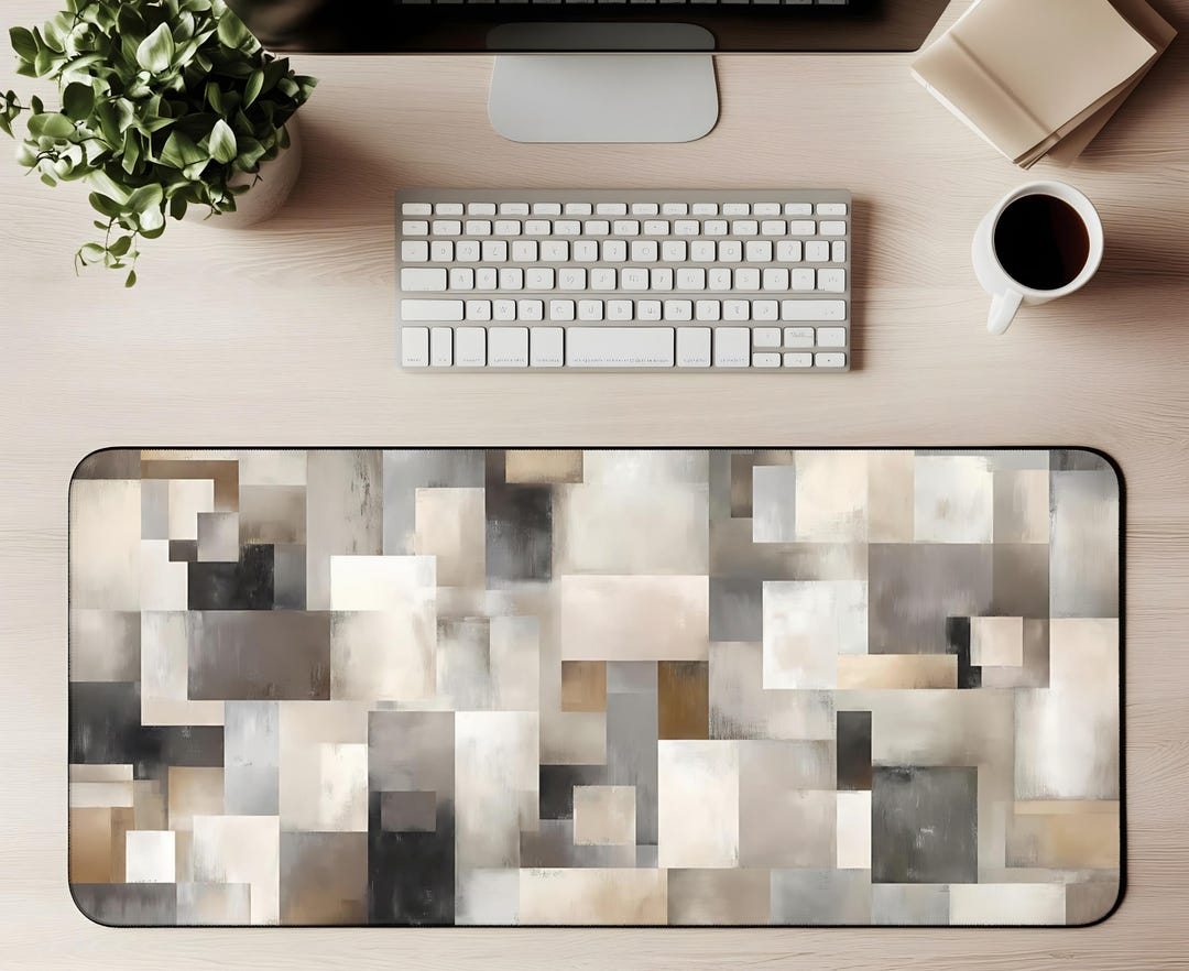 Mat Stack Neutral Abstract Neutral Desk Mat Abstract Neutral Mouse Pad Abstract Neutral ...