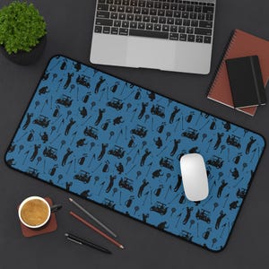 Golf Desk Mat For Golf Enthusiasts Golf Lover Gift For Him Extended Desk Mat XL Gaming Mat Cool Tech Accessory