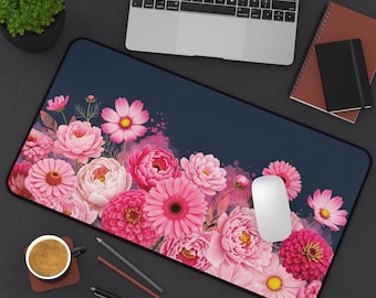 Blumen Schreibtischmatte: Blumen Mauspad, Bürodeko