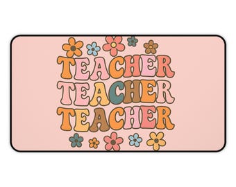 Cute Teacher Desk Mat Teacher Gaming Mat Teacher Mouse Pad Gift For Teacher From Student For Classroom Decor Pretty Desktok Classroom