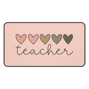 Teacher Desk Mat Teacher Gaming Mat Teacher Mouse Pad Teacher Appreciation Gift For Teacher From Student For Classroom Decor Desktok Desk PC