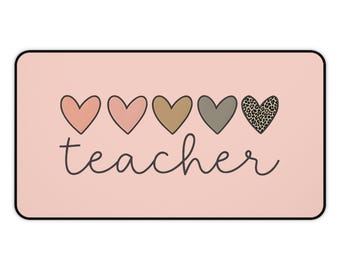 Lehrer Schreibtischmatte Spielmatte Lehrer Mauspad Wertschätzung für Lehrer Geschenk für Lehrer vom Schüler für das Klassenzimmer Dekor Schreibtisch Schreibtisch PC