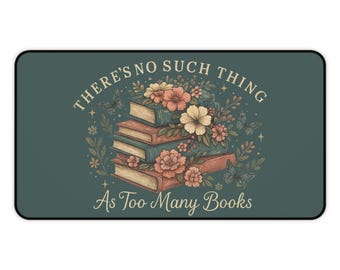 Bookish Desk Mat Book Lover Booktok Mouse Pad Book Lover Gift For Readers Cute Desk Aesthetic Bookish Decor Office Accessory PC
