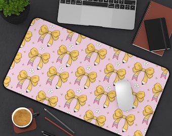 Lehrer Schreibtisch Matte Lehrer Maus Pad Neues Lehrer Geschenk für Lehrer Frauen Schullehrer Schreibtisch Top Zubehör Tastatur Matte für ihre Geschenke Schreibtischmatten