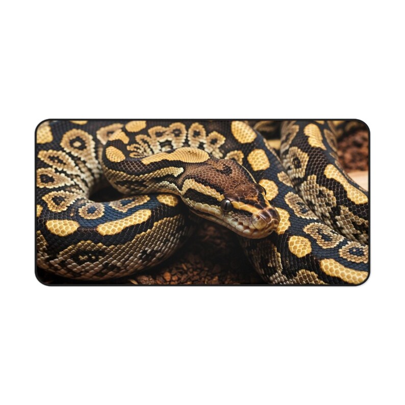 Python Desk Mat Snake Gaming Mat Snake Mouse Pad Snake Lover Gift For Snake Love For Home Office Setup image 5