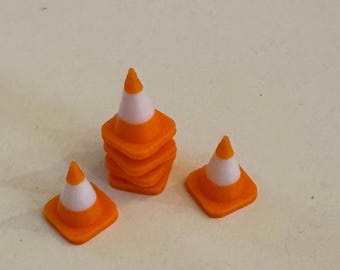 12 Tiny miniature traffic cones no Scotland no party World Cup Boston
