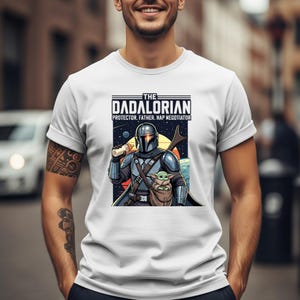 The Dadalorian Shirt Gift For Dad | Custom Father&#39;s Day Gift 2025 | Dad Shirt | Star Wars Shirt | Dadalorian Shirt | Dad Gift