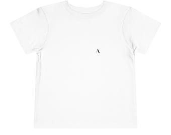 Toddler Short Sleeve Tee, Children's T-Shirt, Children's Shirt with Letter, Personalized Children's Shirt, Unisex Children's Clothing, Gift Idea T-Shirt