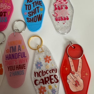 Hotel keychains