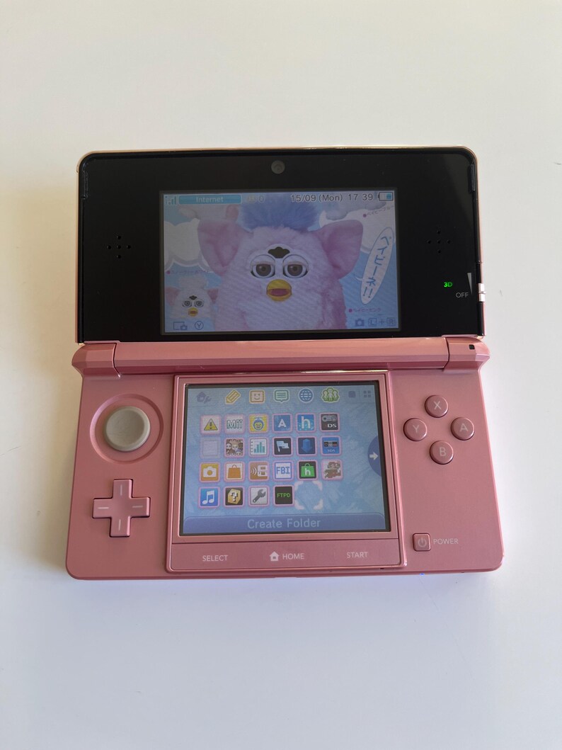 Custom Misty Pink Nintendo 3DS: Region-free Retro Game Console - Etsy