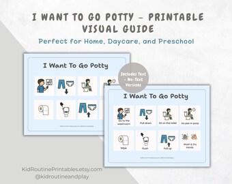 Visuelle Hilfe Für Töpfchentraining – Lernplaner Für Kinder, Autismus & Sonderpädagogik (10 X 51 Cm)
