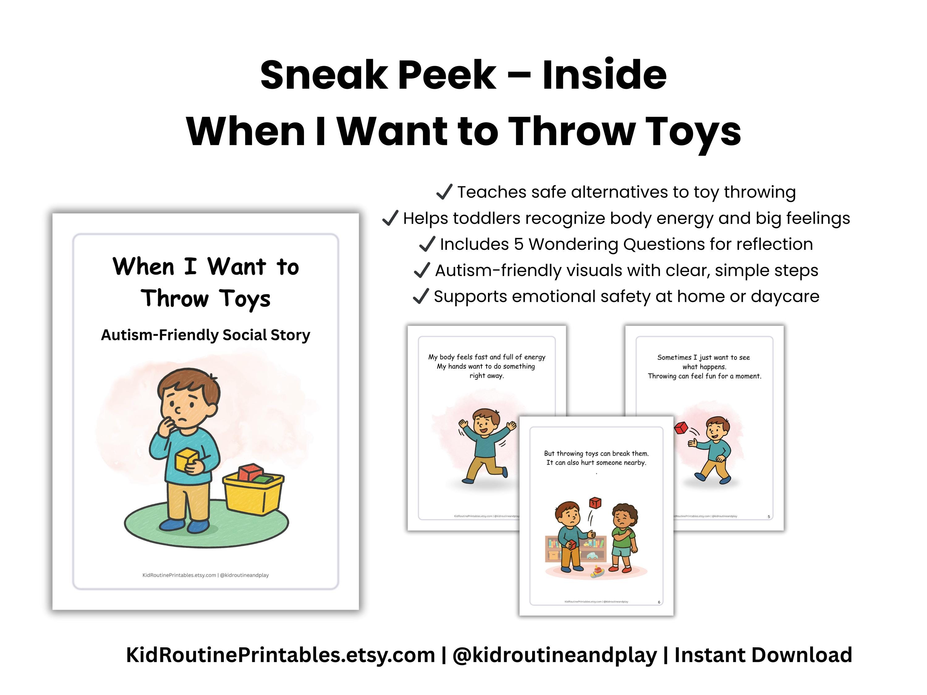 Big Feelings Social Story Bundle for Kids – 6 Printable Stories + Bonus ...