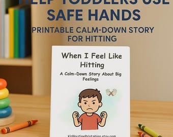 Autism Social Story – When I Feel Like Hitting Printable