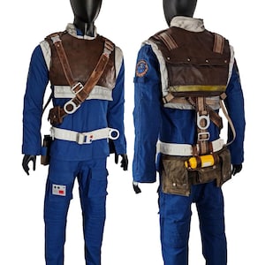 Cal Kestis Jedi Survivor Costume | Fallen Order Inspired Cosplay Outfit with All Leather Belts & Accessories | Star Wars Jedi Tunic Robe Set