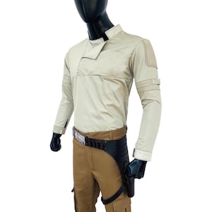 Han Solo A New Hope Cosplay Outfit – Star Wars Costume with Shirt, Pants & Holster Belt | Custom Smuggler Suit