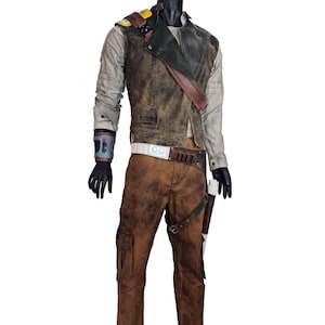 Distressed Cal Kestis Costume | Full Jedi Survivor Cosplay Set with Authentic Belt
