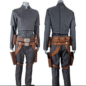 Sabine Wren Cosplay Suit | Star Wars Rebels Mandalorian Costume with Leather Belt | Custom Handmade Outfit for Women & Fans