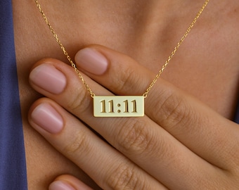 Ketting met engelengetal: gepersonaliseerde geluksgetalsieraden