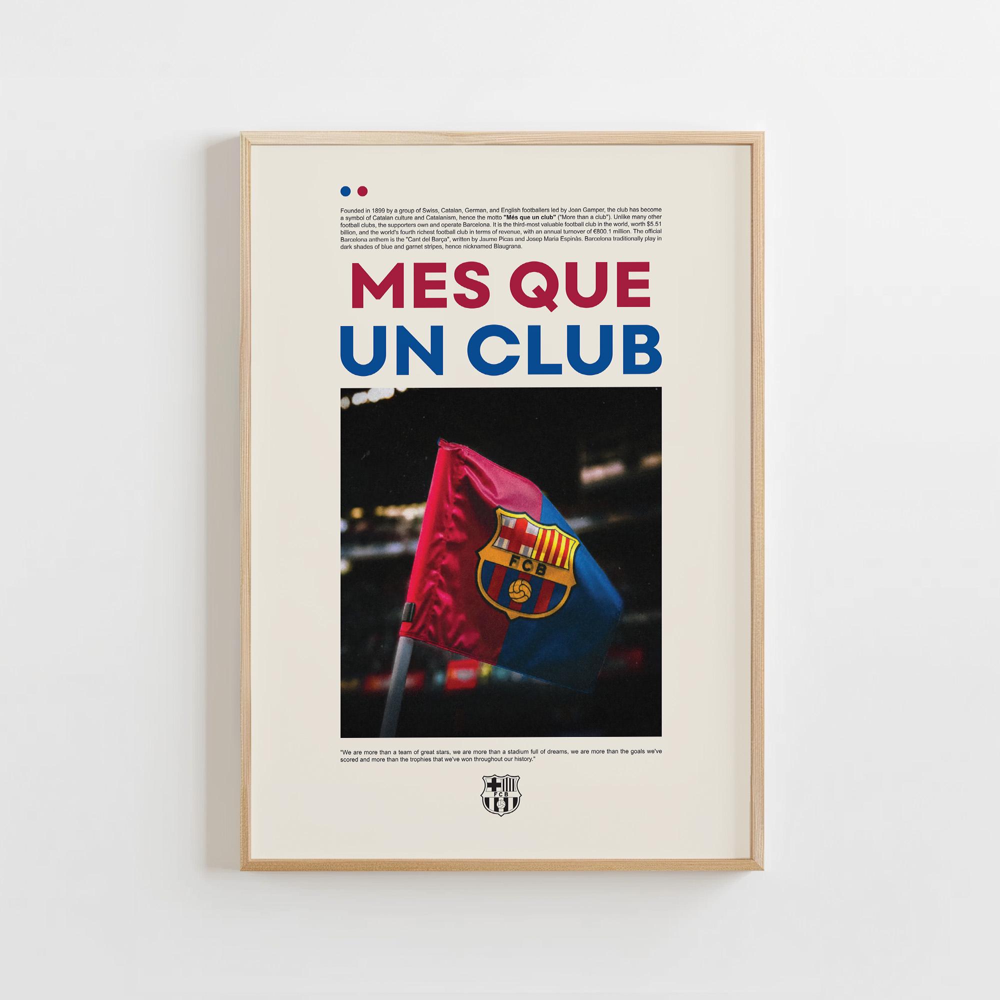 Mes que un club - Barcelona poster