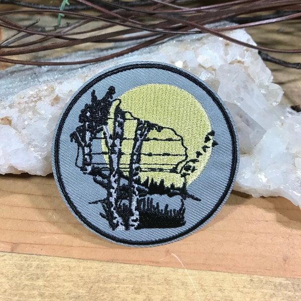 Wisconsin Birch Iron On Patch