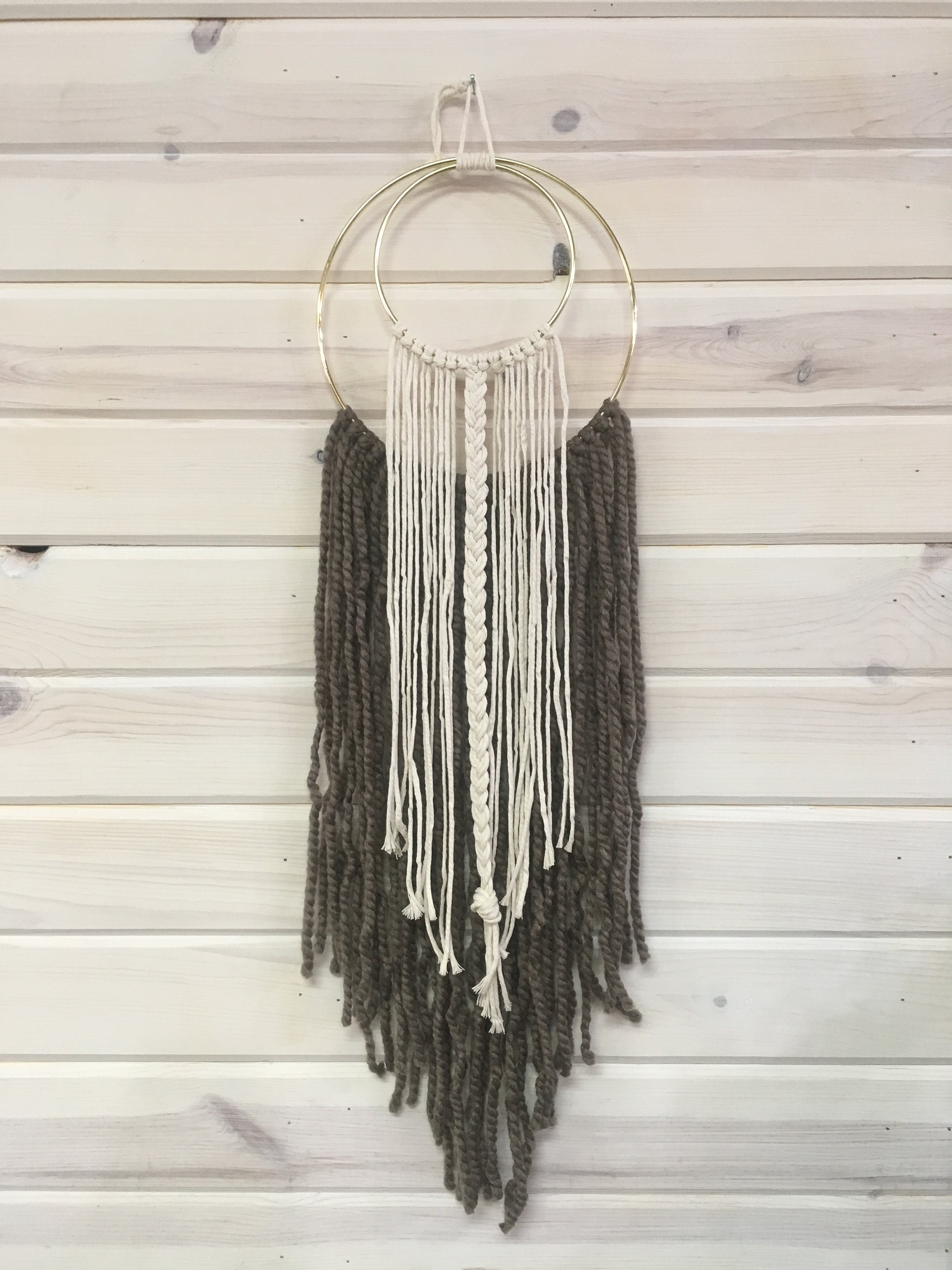 DIY Wall Hanging Kit Boho Macrame Fiber Art Easy Craft Kit - Etsy
