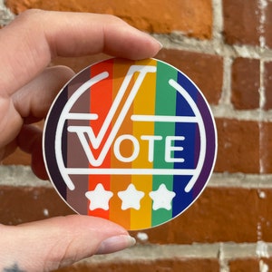 Vote Sticker, Fist Vote Sticker