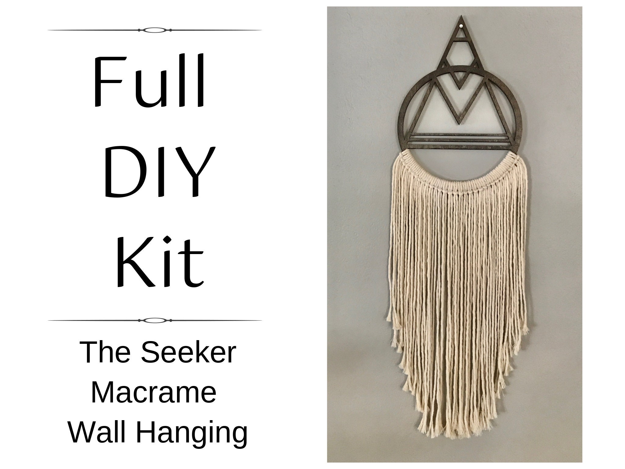 DIY Mara Macrame Wall Hanging Kit - Tangled Up In Hue