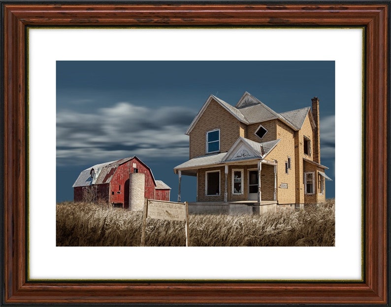 Abandoned Farm Farm for Sale Farm House Red Barn Michigan  Etsy