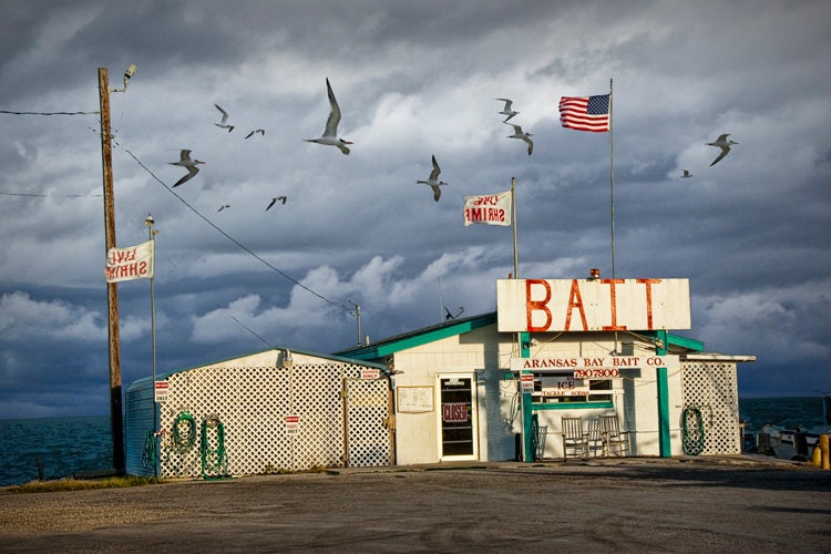 Fisherman Bait Shop by Aransas Pass in Texas on the Gulf of Etsy