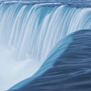 Niagara Horseshoe Falls Close up view from the Canadian Side in Niagara Ontario Canada No.85 - A Nature Fine Art Landscape Photograph