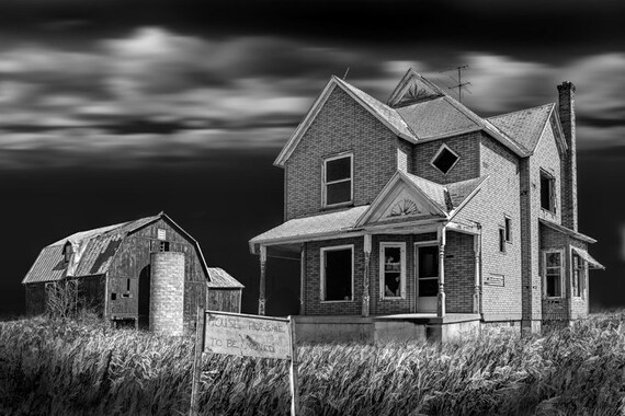 Small Farm House And Barn For Sale Near Moline In Southwest Etsy